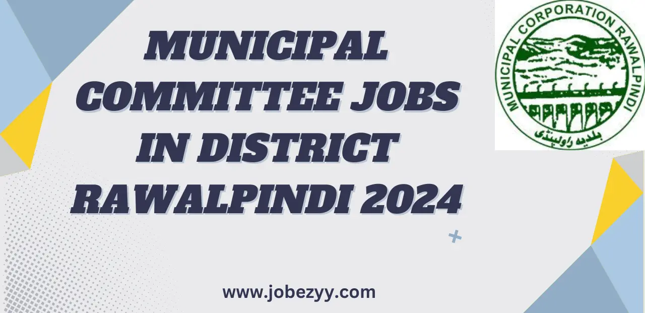 Municipal Committee Jobs in District Rawalpindi 2024