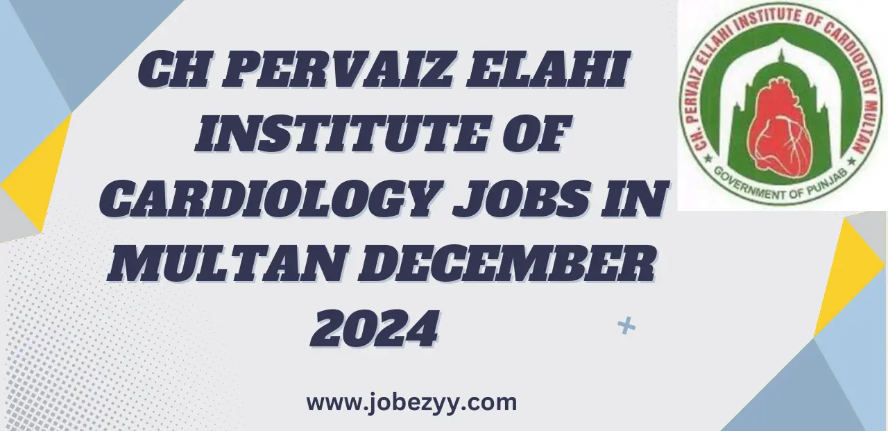 Ch Pervaiz Elahi Institute of Cardiology Jobs in Multan December 2024 Advertisement